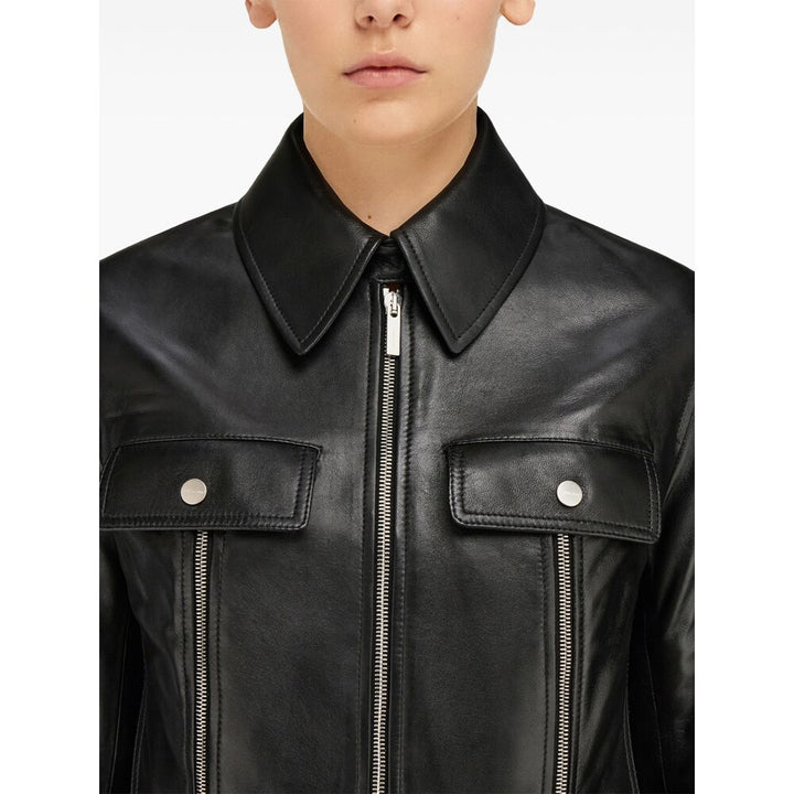 Ferragamo Black Jackets - Biker Jackets Women