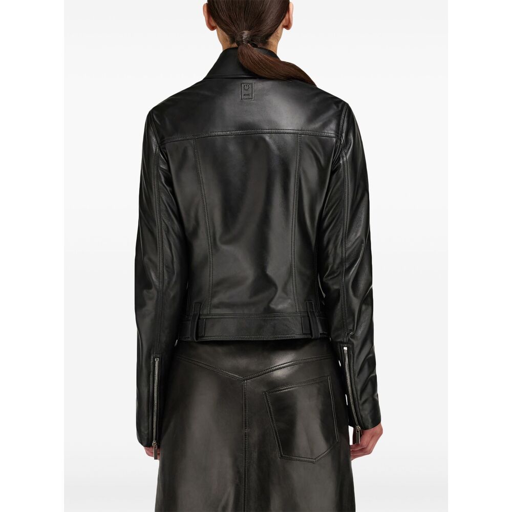 Ferragamo Black Jackets - Biker Jackets Women