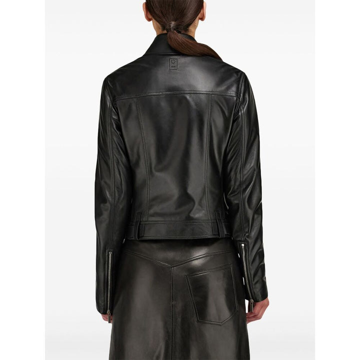 Ferragamo Black Jackets - Biker Jackets Women