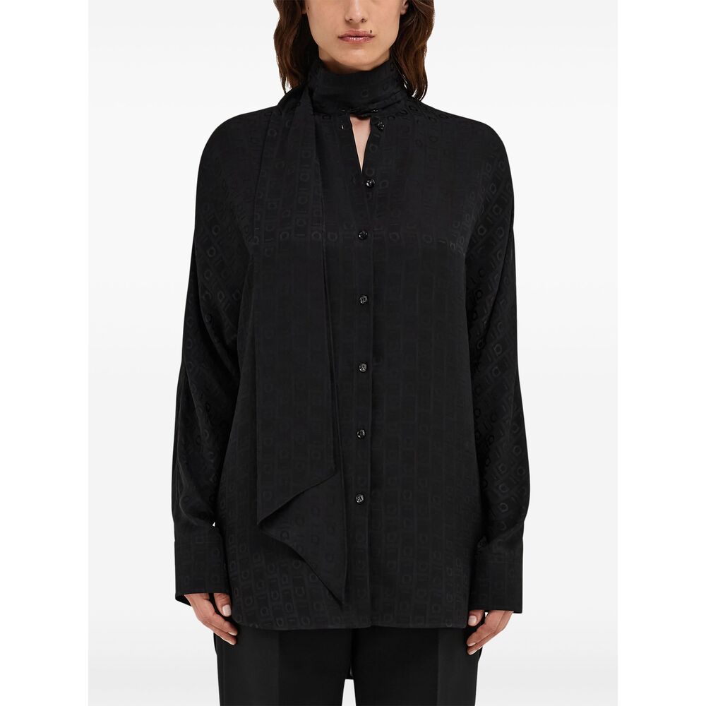 Ferragamo Black Tops - Blouses Women