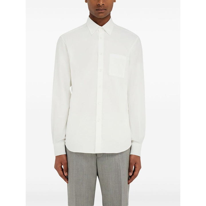 Ferragamo White Shirts Men