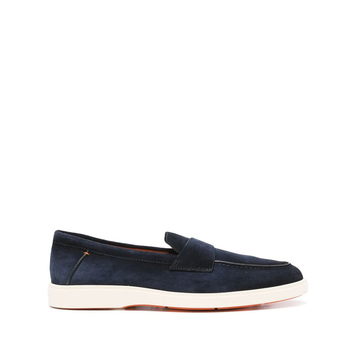 Santoni Blue Loafers Men
