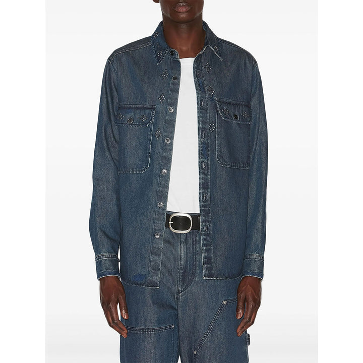 Isabel Marant Blue Shirts Men
