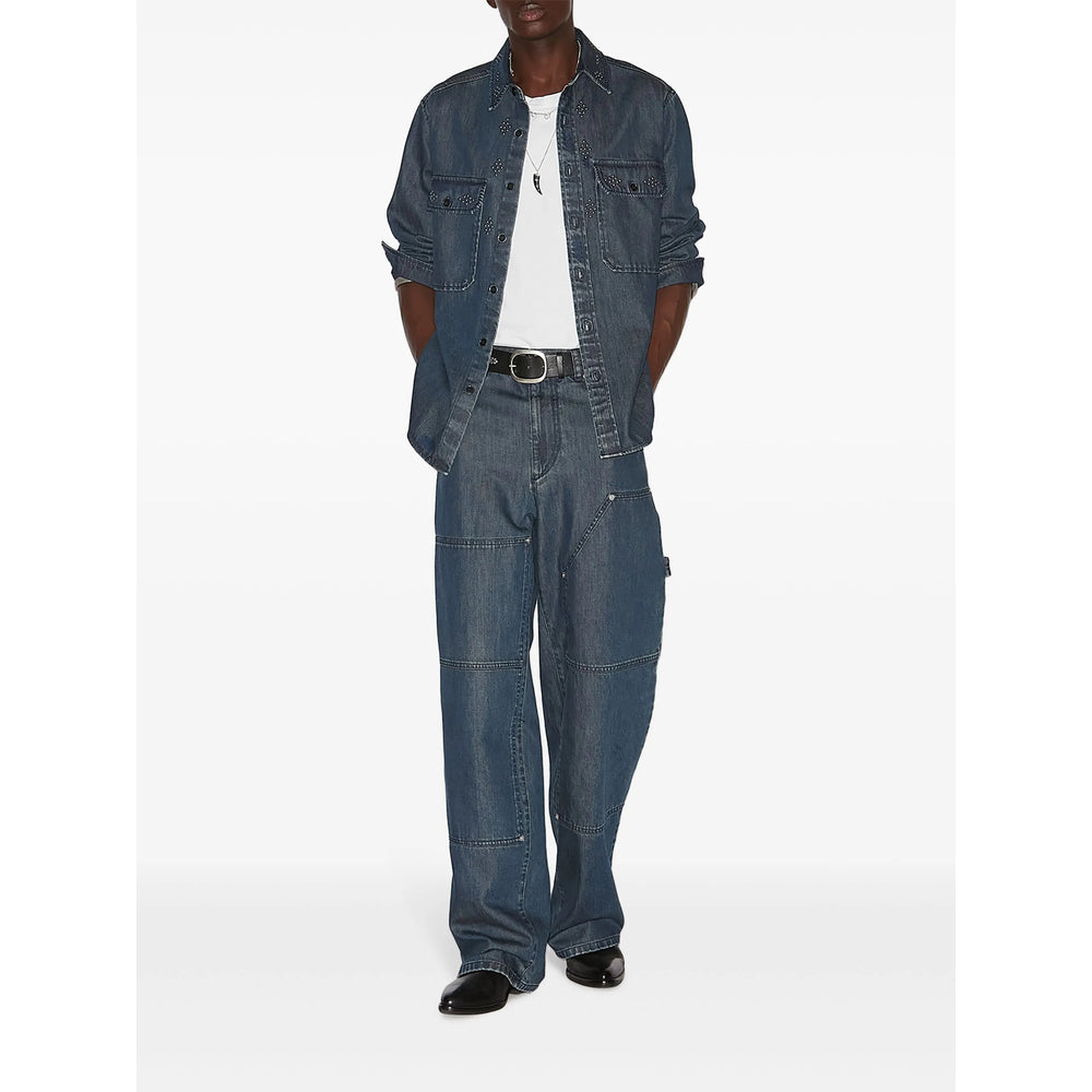 Isabel Marant Blue Shirts Men