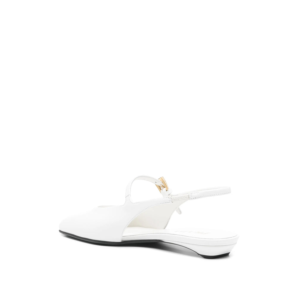 Prada White Ballet Flats Women