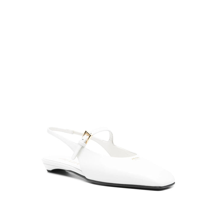 Prada White Ballet Flats Women