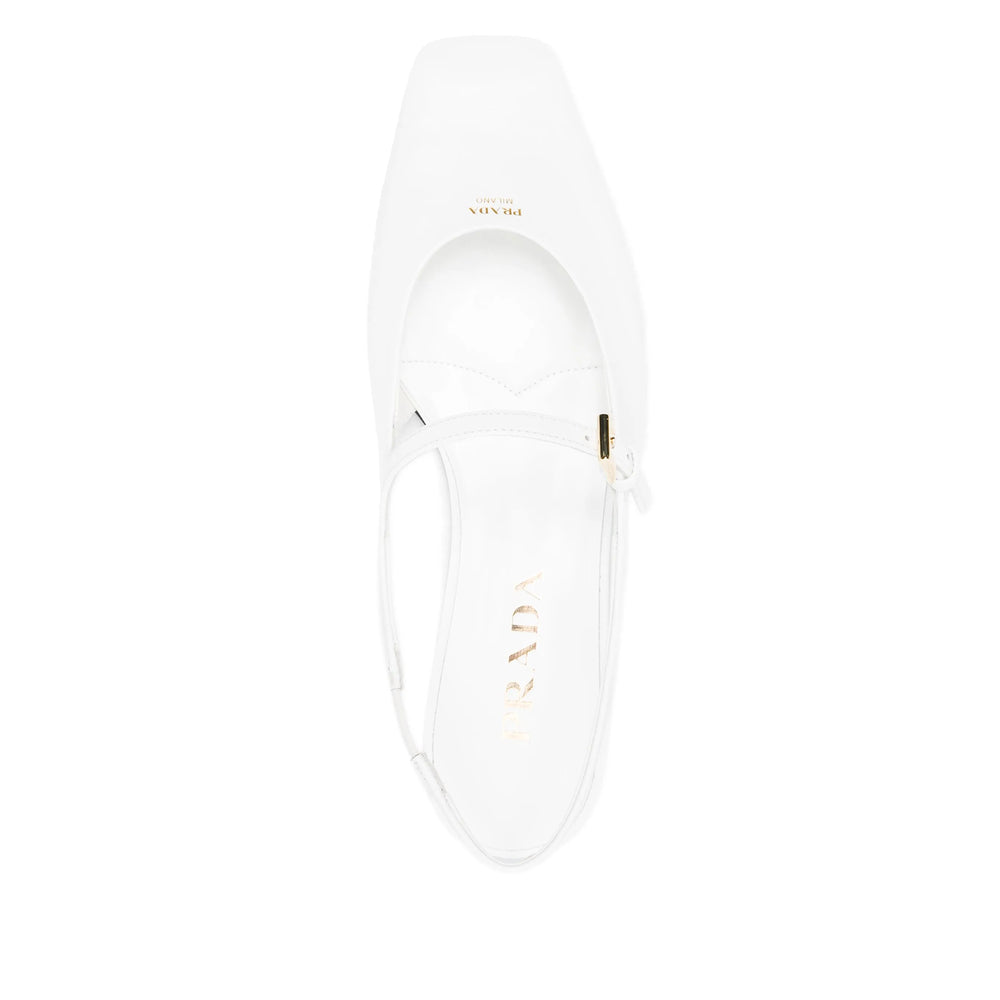 Prada White Ballet Flats Women