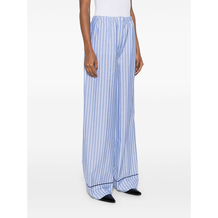 Prada Blue Trousers - Straight Trousers Women