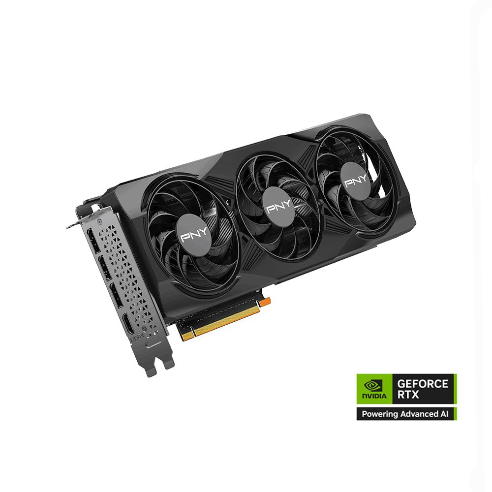 PNY NVIDIA GeForce RTX 5070 Overclocked Triple Fan 12GB GDDR7 PCIe 5.0 Graphics Card