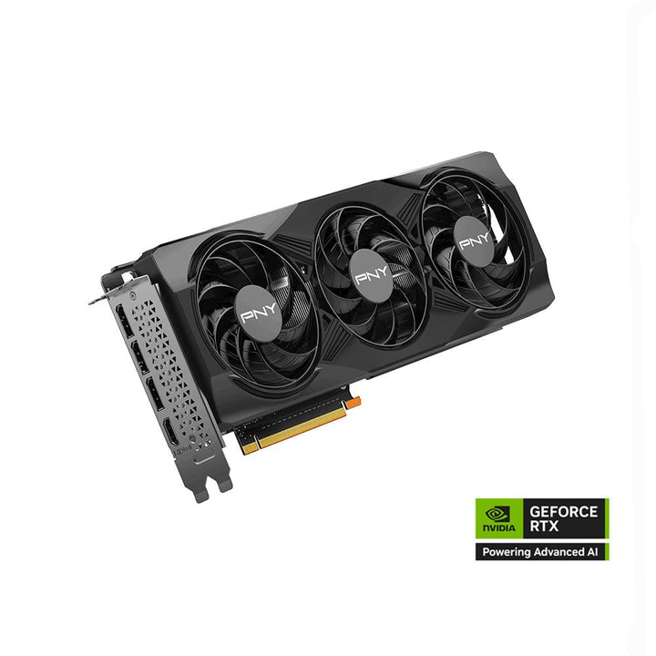 PNY NVIDIA GeForce RTX 5070 Overclocked Triple Fan 12GB GDDR7 PCIe 5.0 Graphics Card