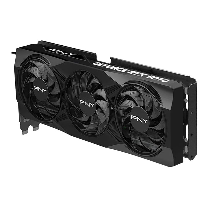 PNY NVIDIA GeForce RTX 5070 Overclocked Triple Fan 12GB GDDR7 PCIe 5.0 Graphics Card