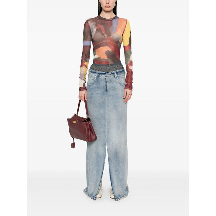 Maison Margiela Blue Skirts - Straight Skirts Women