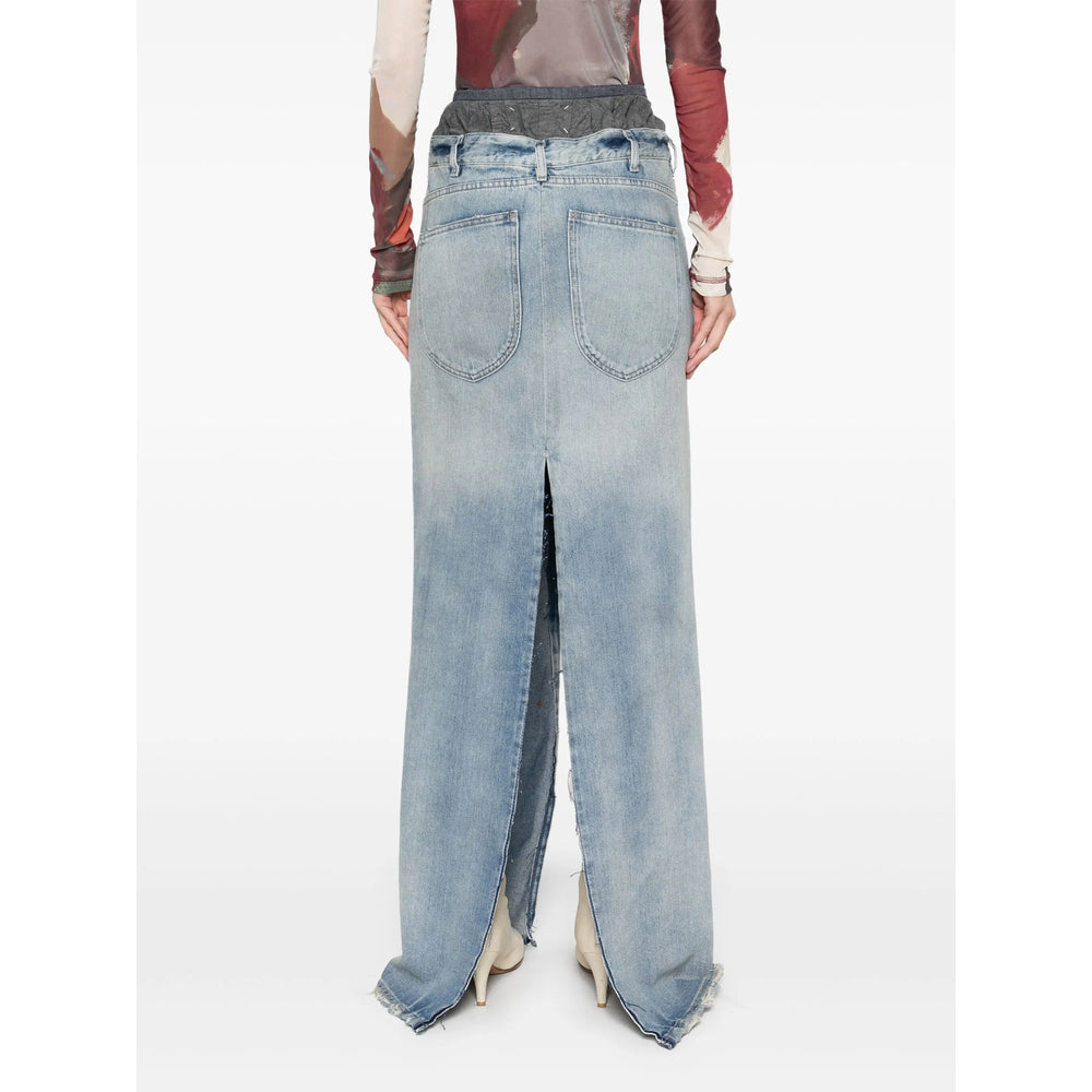 Maison Margiela Blue Skirts - Straight Skirts Women