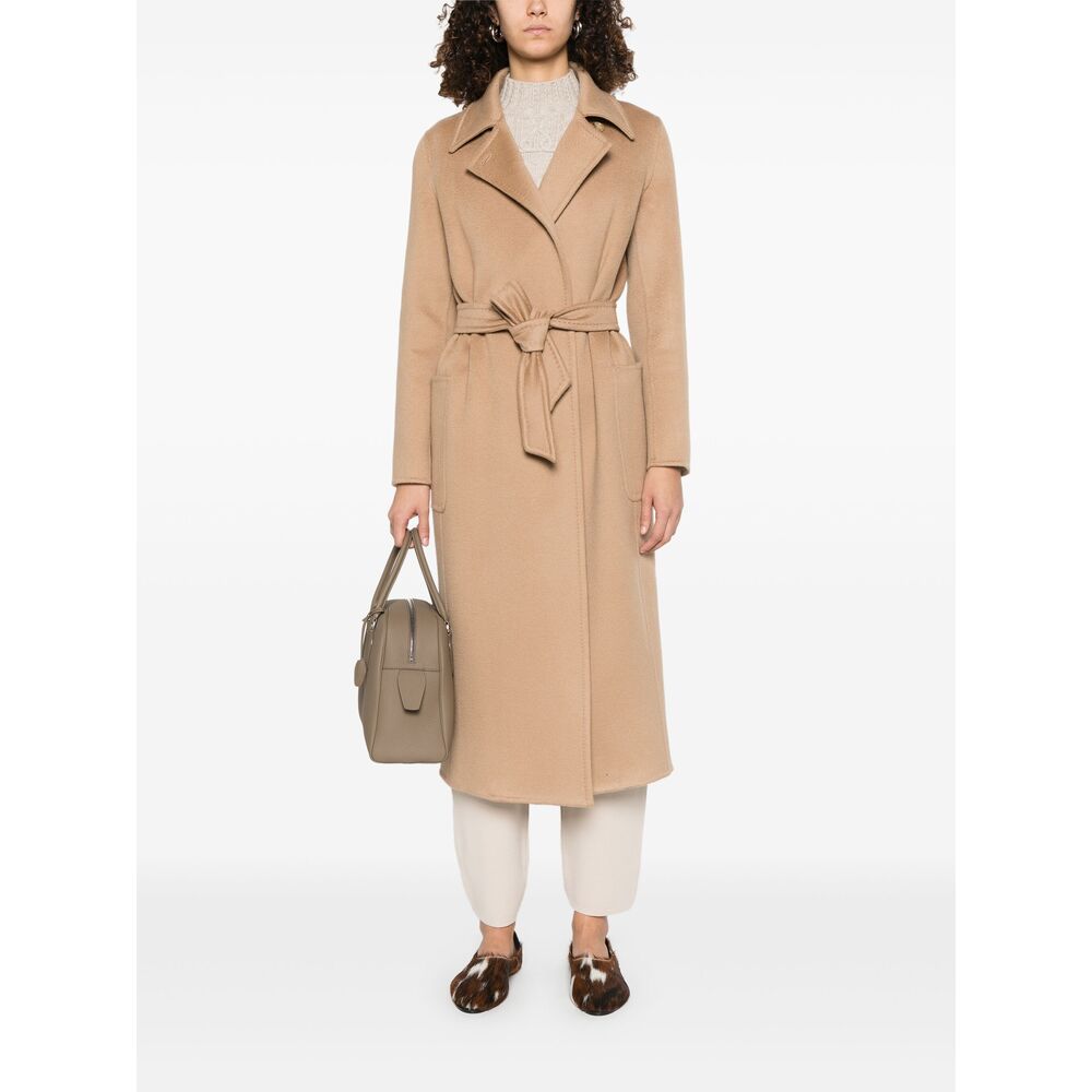 Max Mara Brown Coats - Single Breasted Coats Women