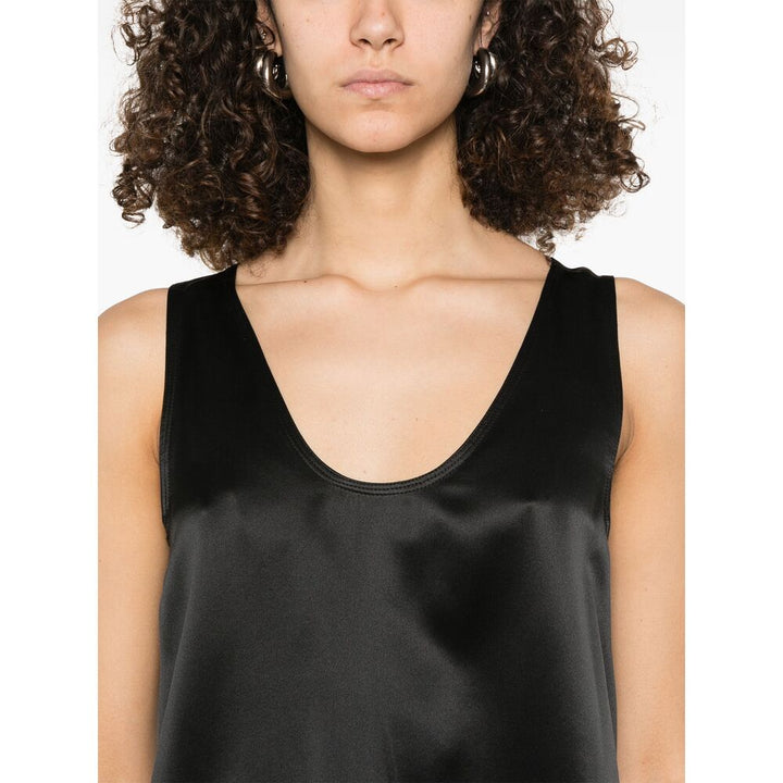 Max Mara Black Tops - Vests & Tank Tops Women
