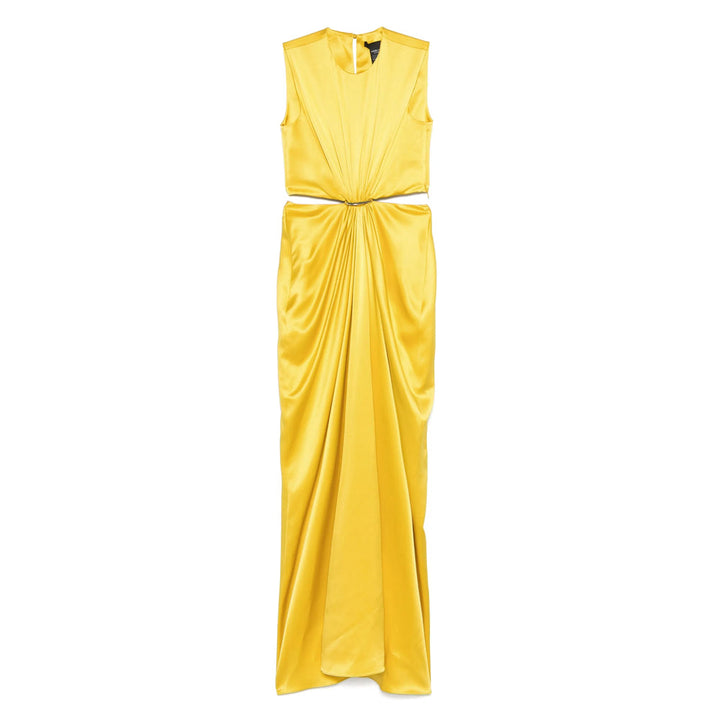 Max Mara Pianoforte Yellow Dresses - Evening Dresses Women