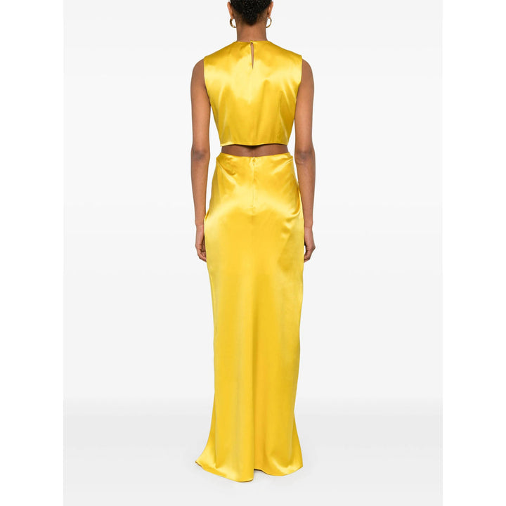 Max Mara Pianoforte Yellow Dresses - Evening Dresses Women