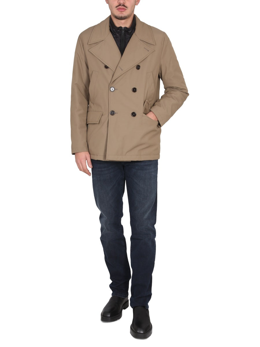Fay Men "Peacot Double Front" Coat
