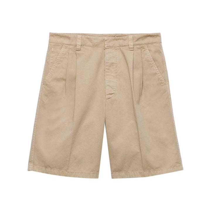 Prada Neutrals Shorts - Bermuda Shorts Men