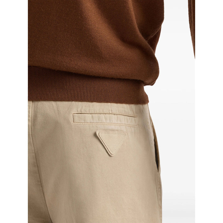 Prada Neutrals Shorts - Bermuda Shorts Men