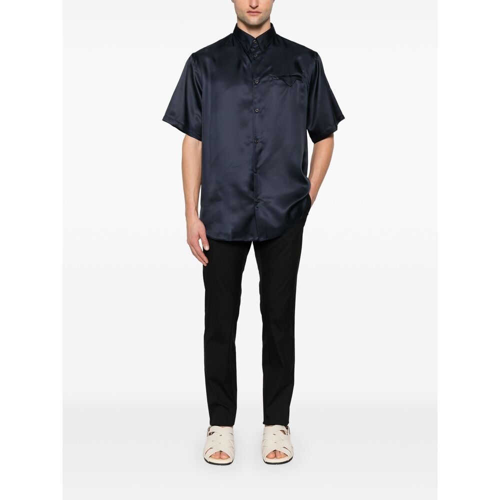 Prada Blue Shirts Men