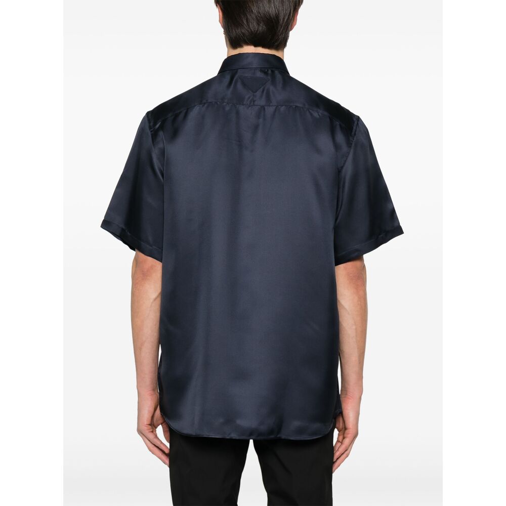 Prada Blue Shirts Men
