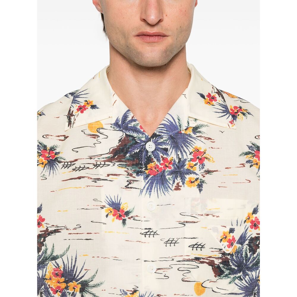 Prada Neutrals Shirts Men