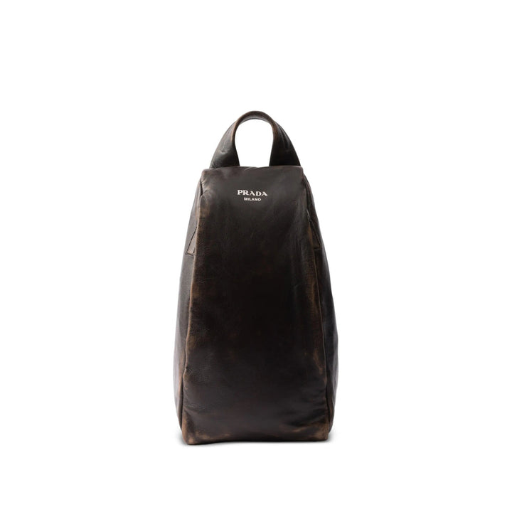 Prada Brown Backpacks Men