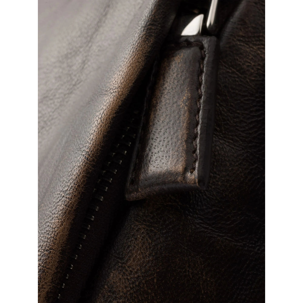 Prada Brown Backpacks Men