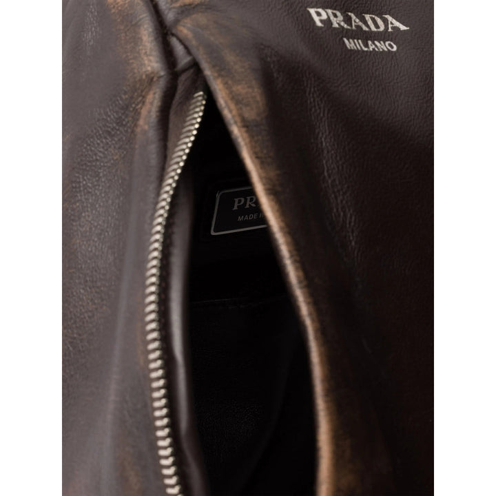 Prada Brown Backpacks Men