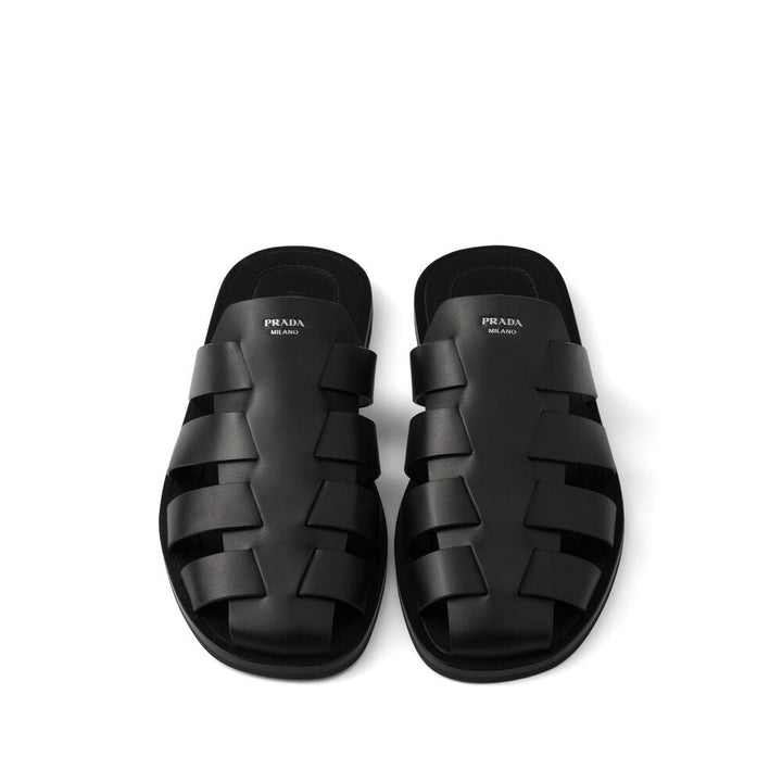 Prada Black Flip-Flops & Slides Men