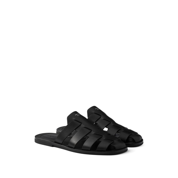 Prada Black Flip-Flops & Slides Men