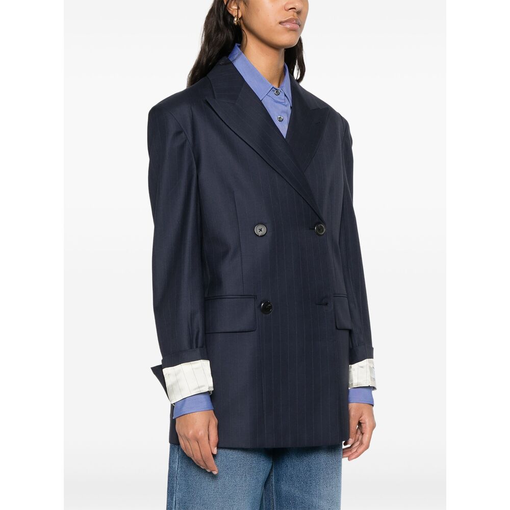 Prada Blue Jackets - Blazers Women