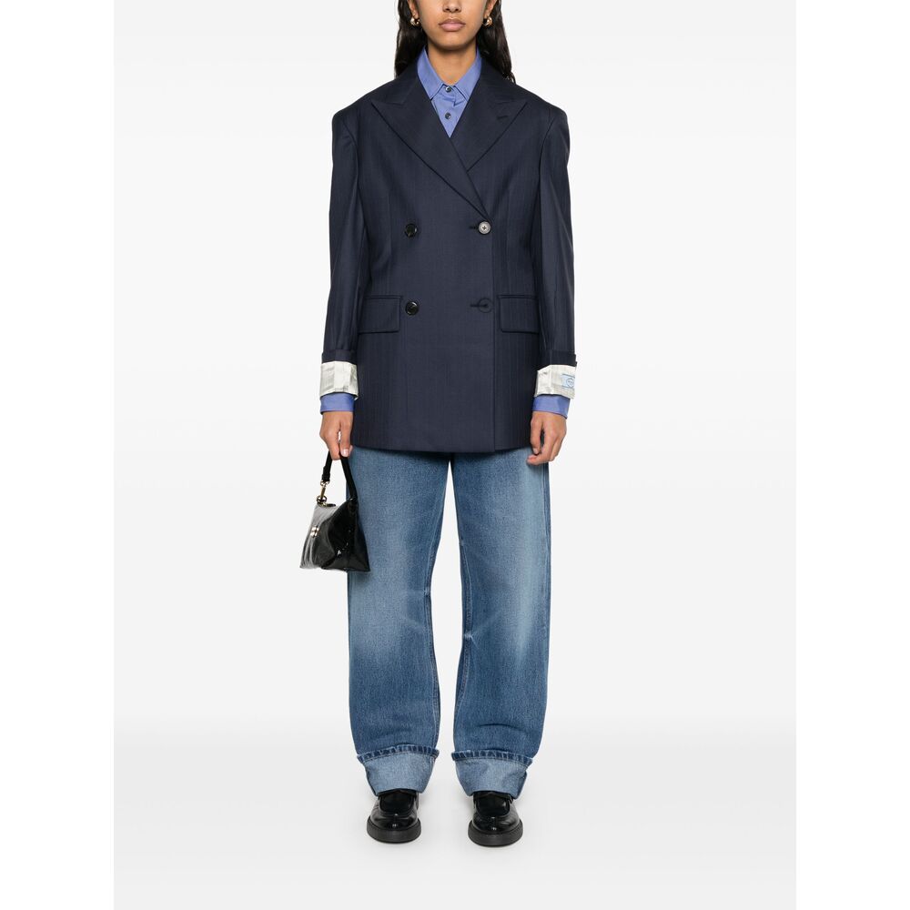 Prada Blue Jackets - Blazers Women