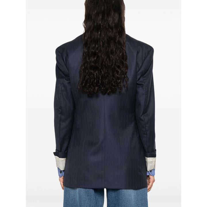 Prada Blue Jackets - Blazers Women