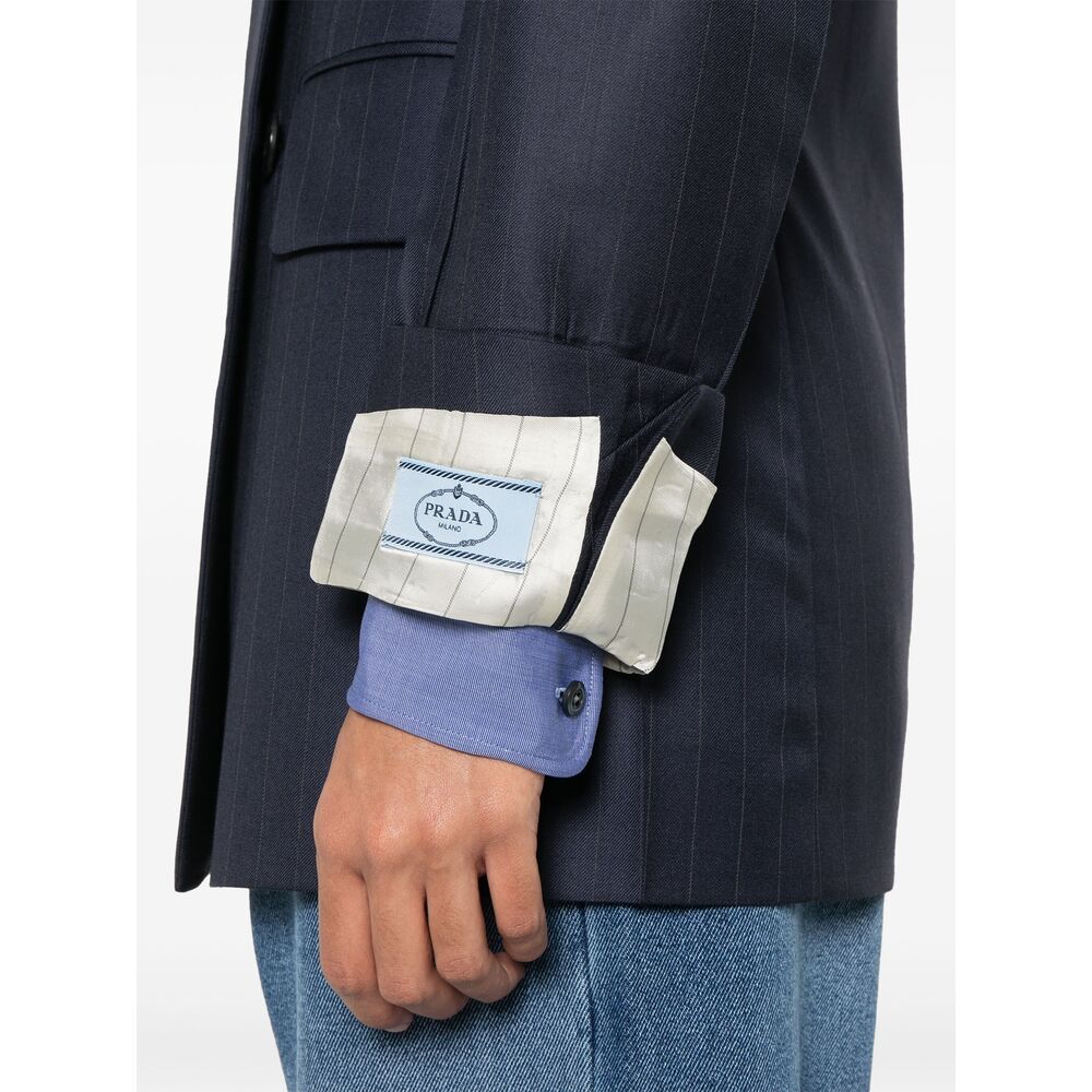 Prada Blue Jackets - Blazers Women