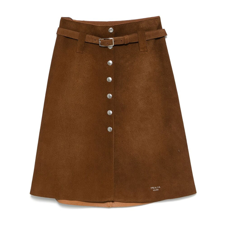 Prada Brown Skirts - A-Line Skirts Women