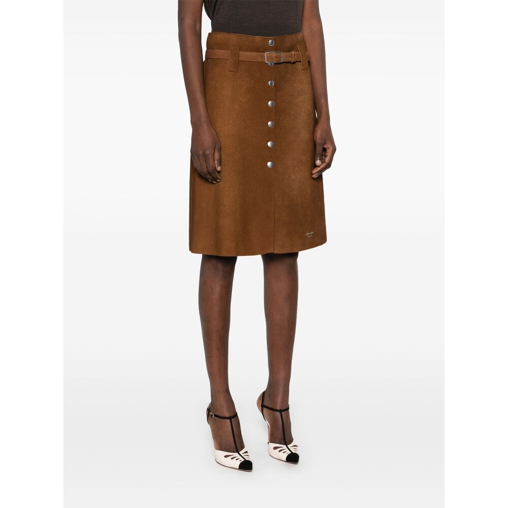 Prada Brown Skirts - A-Line Skirts Women