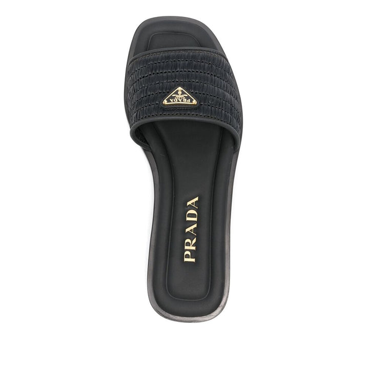 Prada Black Flip-Flops & Slides Women