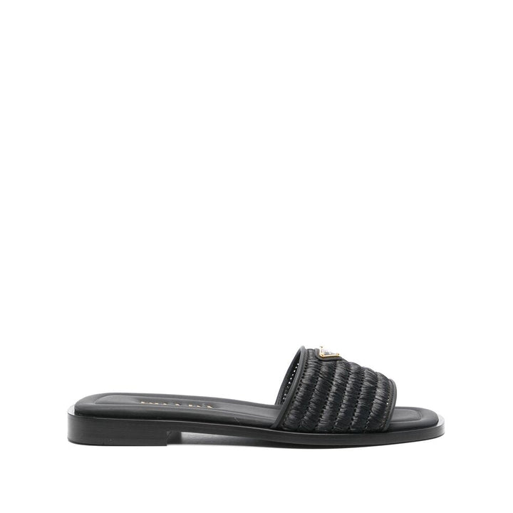 Prada Black Flip-Flops & Slides Women