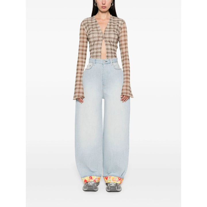 Acne Studios Blue Denim - Straight-Leg Jeans Women
