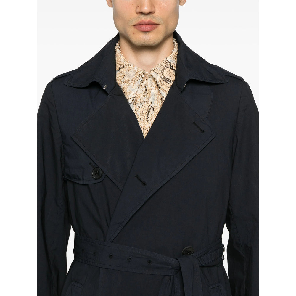 Dries Van Noten Blue Coats - Trench Coats Men