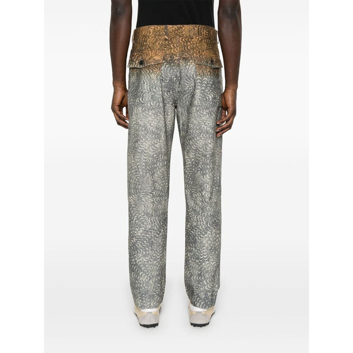 Dries Van Noten Grey Trousers - Tapered Trousers Men
