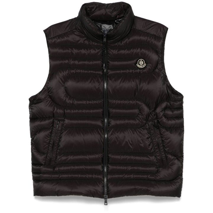 Moncler Black Jackets - Waistcoats & Gilets Men