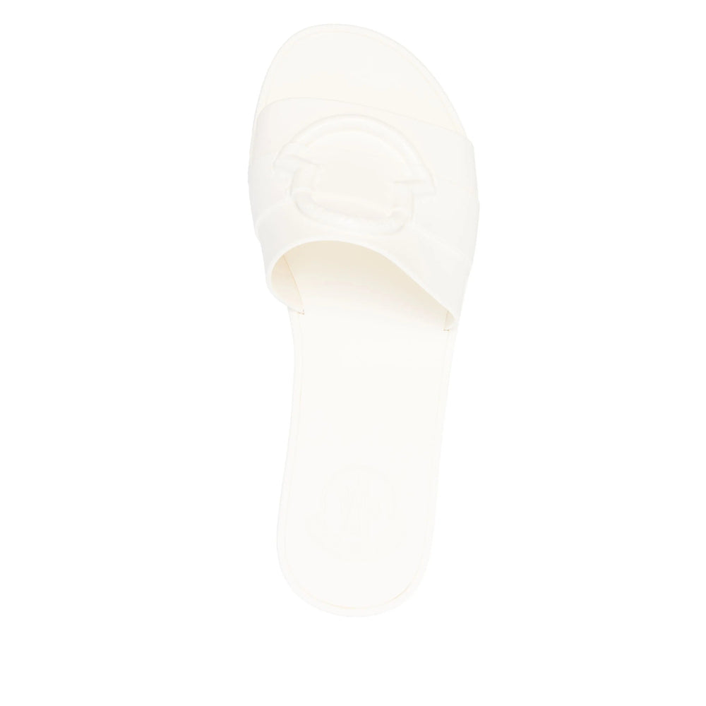Moncler White Flip-Flops & Slides Women