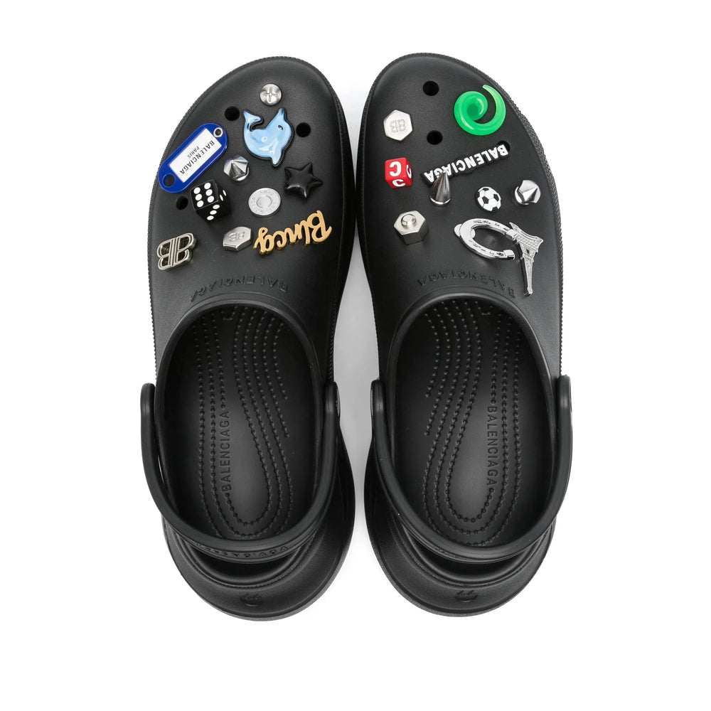 Balenciaga Black Slippers Men