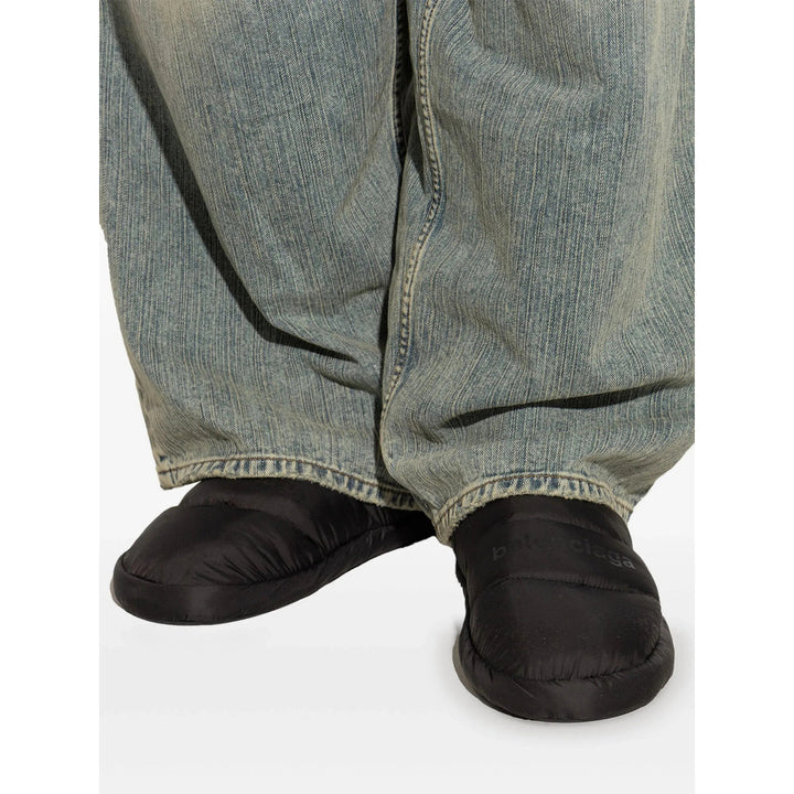 Balenciaga Black Slippers Men