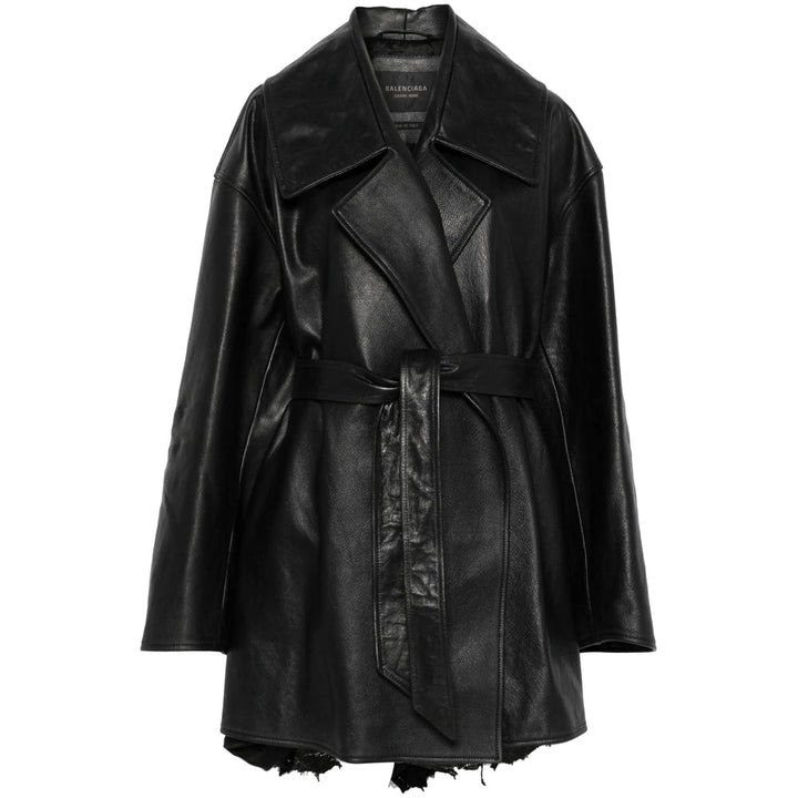 Balenciaga Black Jackets - Leather Jackets Women