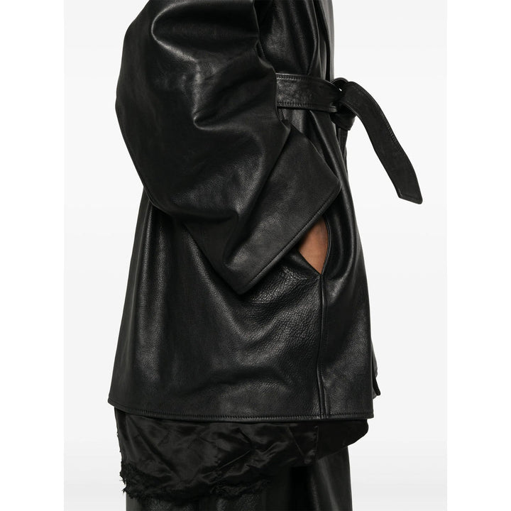 Balenciaga Black Jackets - Leather Jackets Women