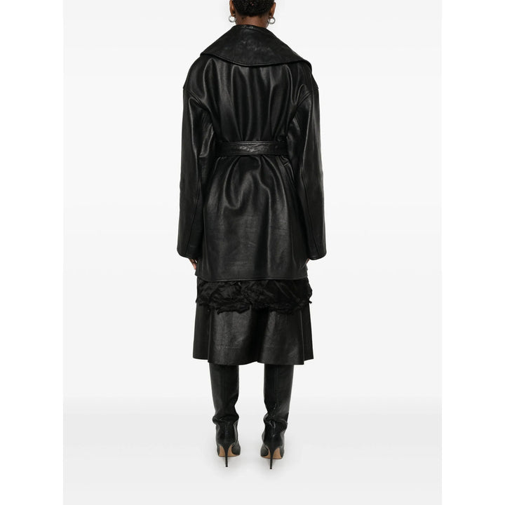 Balenciaga Black Jackets - Leather Jackets Women